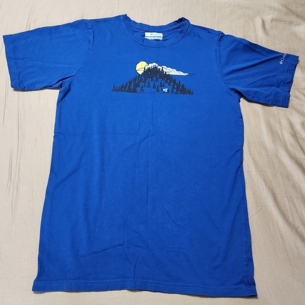 Boys blue Columbia Tee shirt‎ size XL